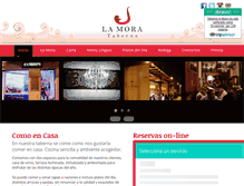 Tablet Screenshot of lamorataberna.com